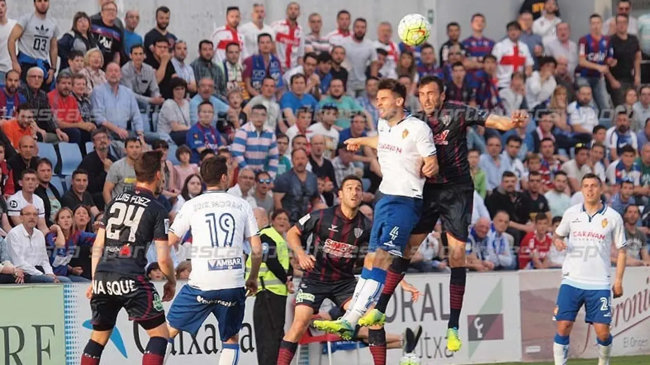 La SD Huesca quiere ganar su primer derbi en Segunda | Foto: C.Pascual