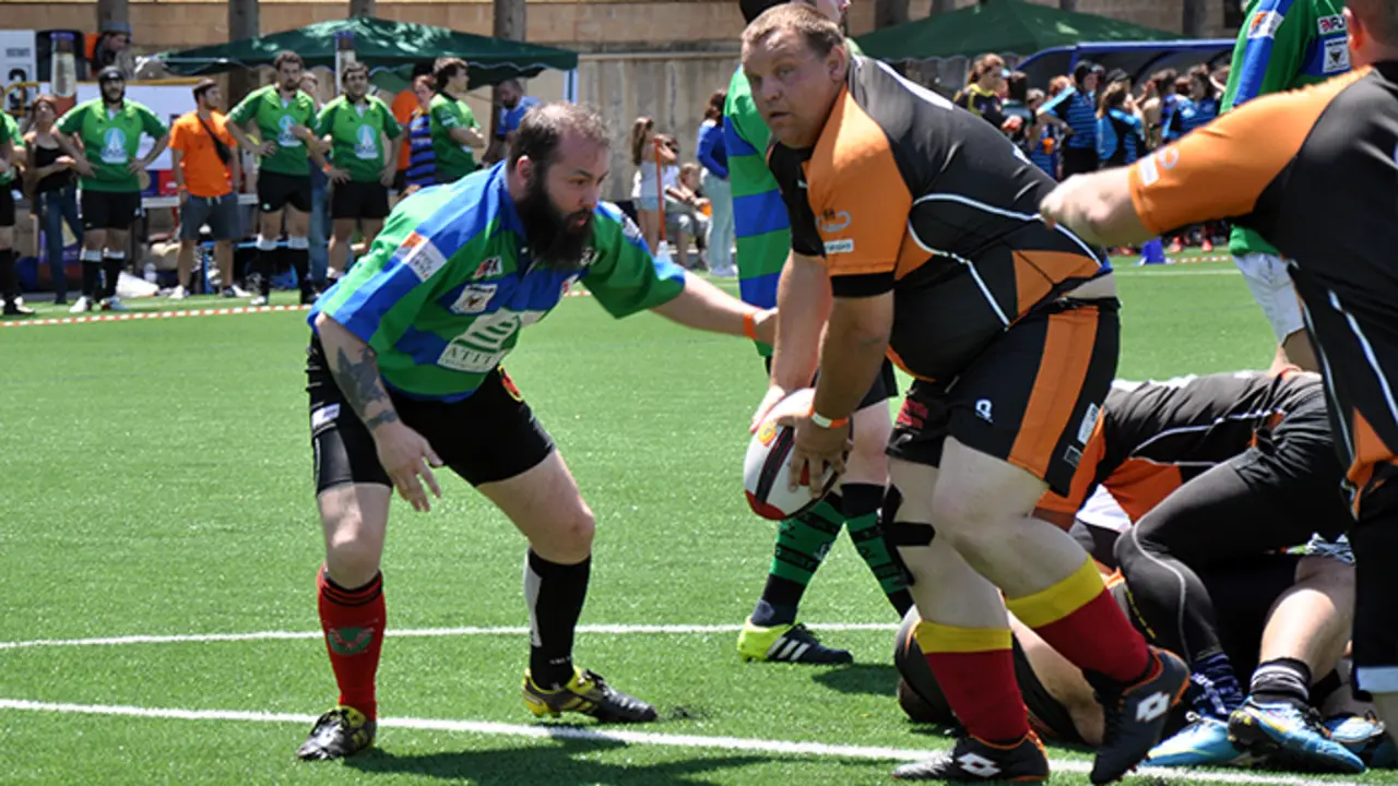 Una imagen de la pasada edici&oacute;n del Fat Rugby Monz&oacute;n que tiene car&aacute;cter internacional. Foto: Fat Rugby