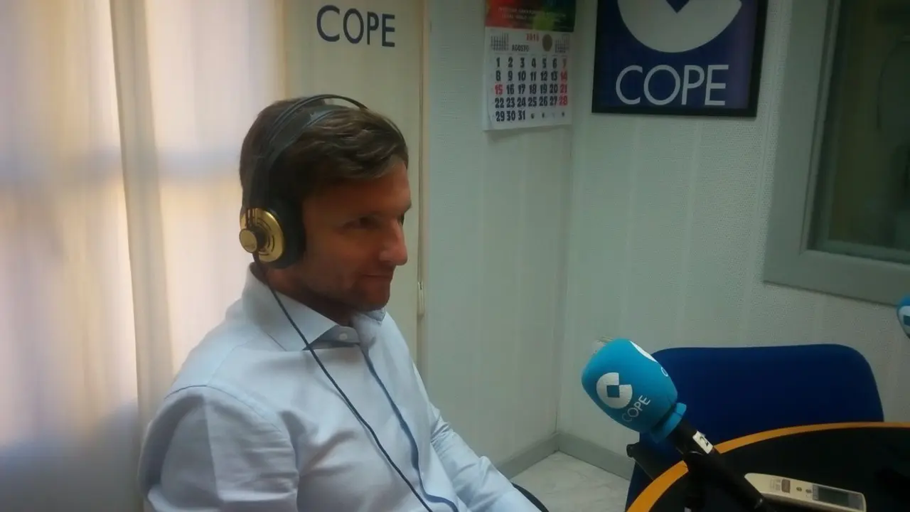 Lalo fue entrevistado hace una semana en los estudios de Cope Huesca | Foto: Ra&uacute;l Capablo