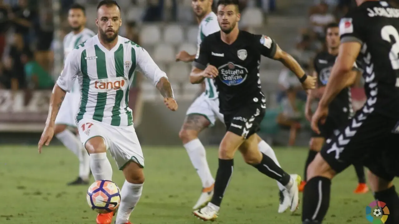 Imagen durante el partido entre C&oacute;rdoba y Lugo que acab&oacute; 3-3 | Foto: La Liga