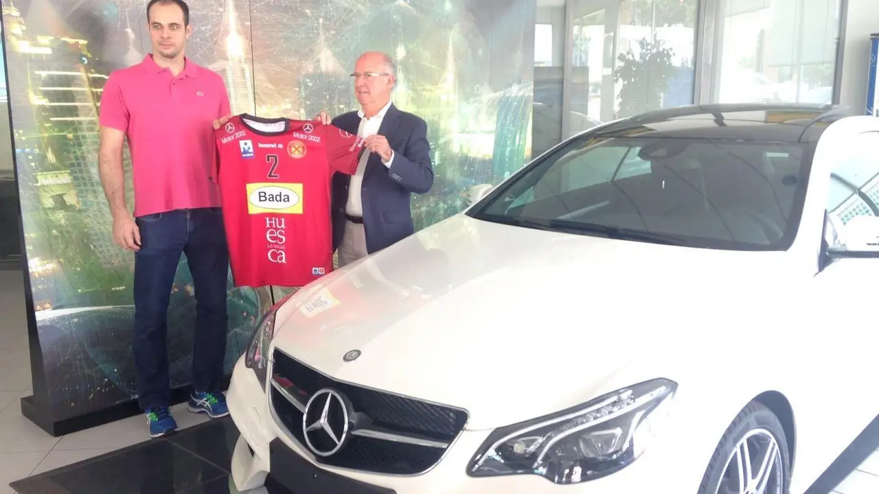 Teixeira es patrocinado esta temporada por Mercedes. Foto: sporthuesca.com