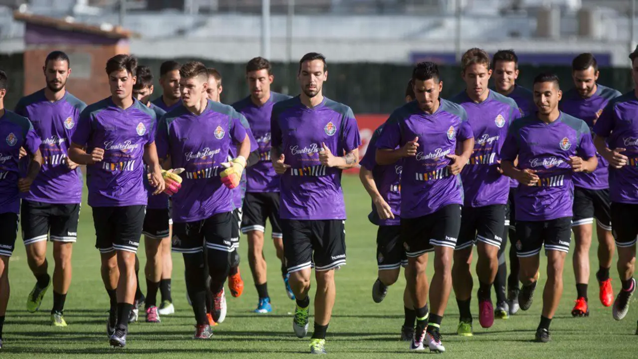 Entrenamiento del Real Valladolid | Foto: tribunavalladolid.com
