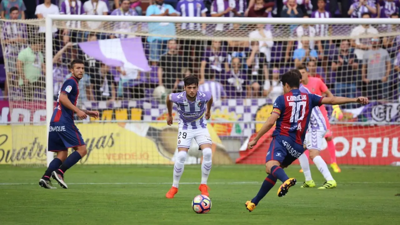 Imagen durante el partido | Foto: Real Valladolid
