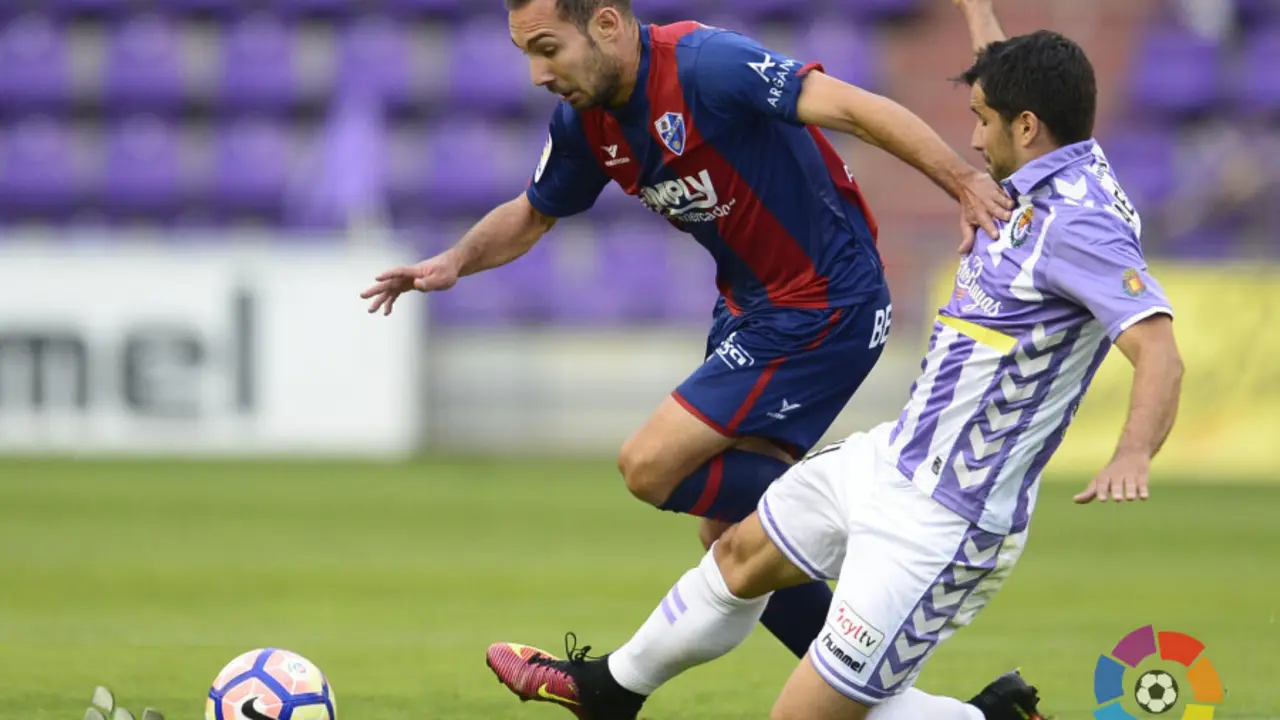 El Zorrilla, primera de las dos salidas seguidas del Huesca | Foto: LaLiga