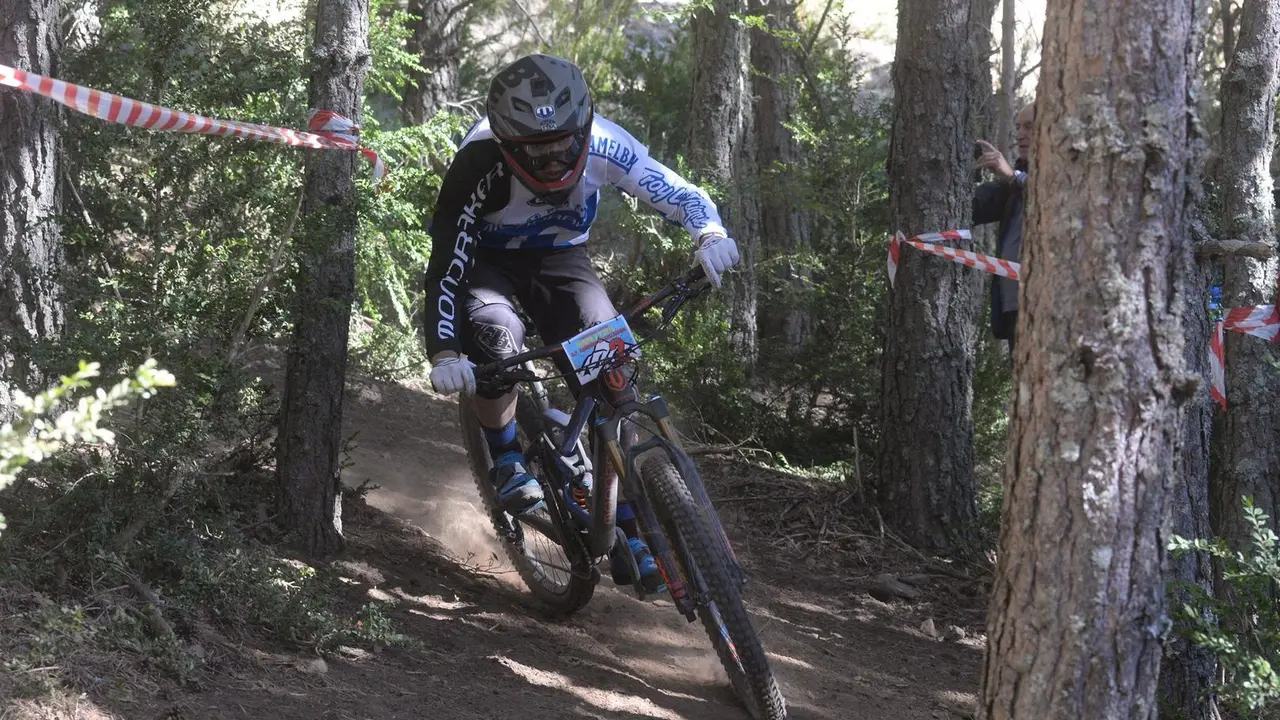 Gabi Torralba, durante uno de los tramos de la competici&oacute;n. Foto: Javier Blasco