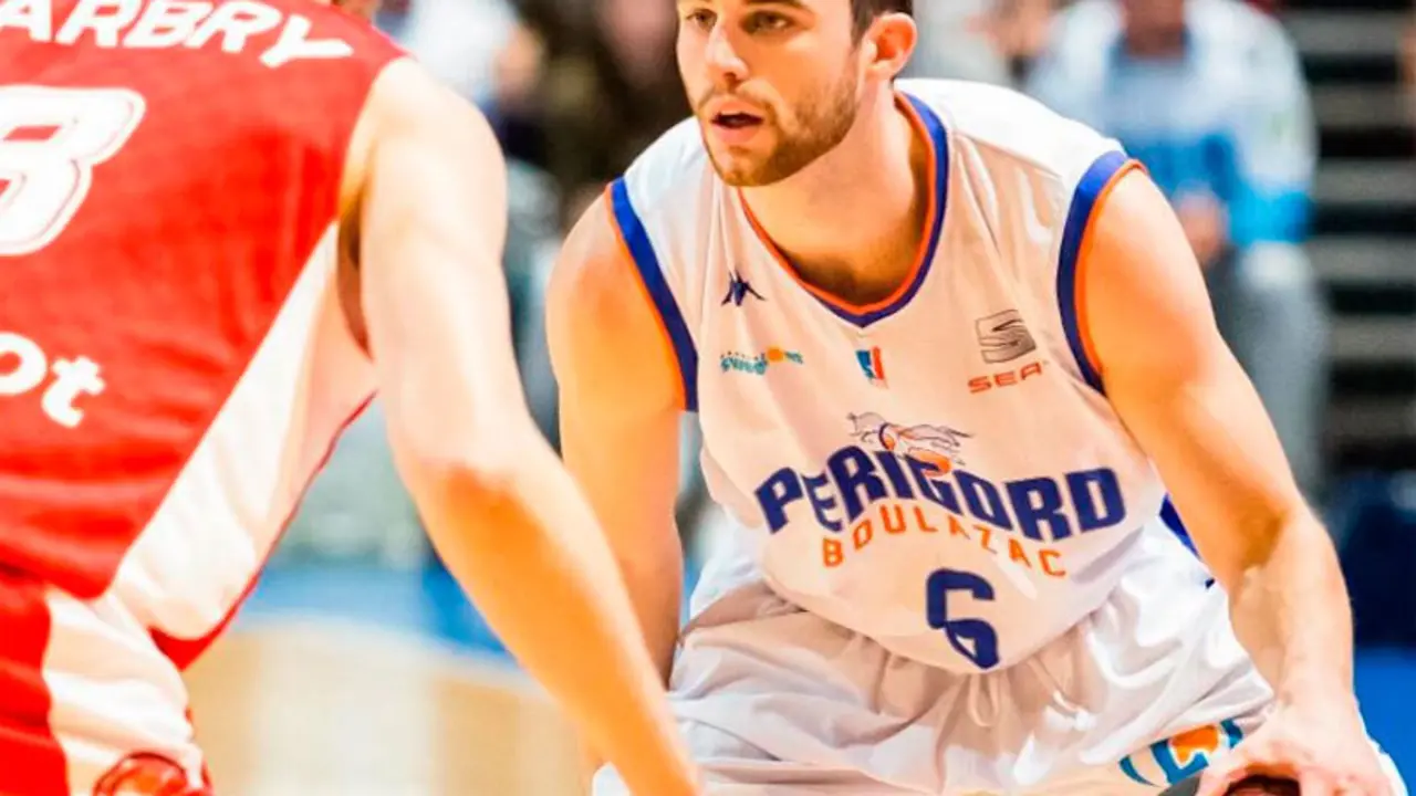 Matt Carlino con el Boulazac Basket | Foto: Nicolas Ravinaud
