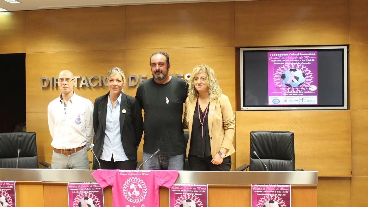 De izda. a dcha: Jos&eacute;
Gallego, Judith Budios, Enrique Mart&iacute;nez y Susana Molina. | Foto: Jos&eacute; Gallego