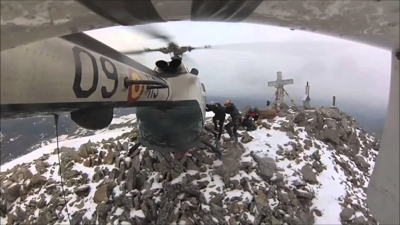 Imagen durante un rescate de la Guardia Civil | Foto: Youtube