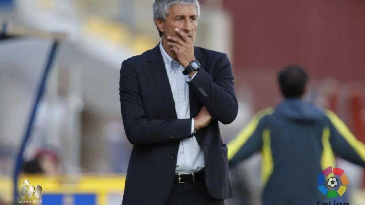 Quique Seti&eacute;n alab&oacute; la labor de los azulgranas | Foto: LaLiga