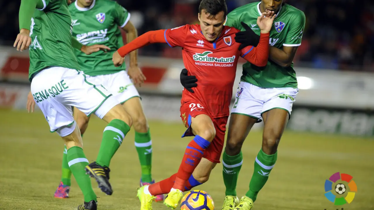 La SD Huesca sac&oacute; un punto de su visita a Soria la temporada pasada | Foto: LaLiga