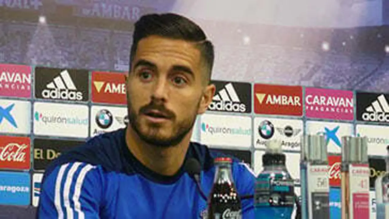 Javi Ros en sala de prensa|Foto: radiomarcazaragoza
