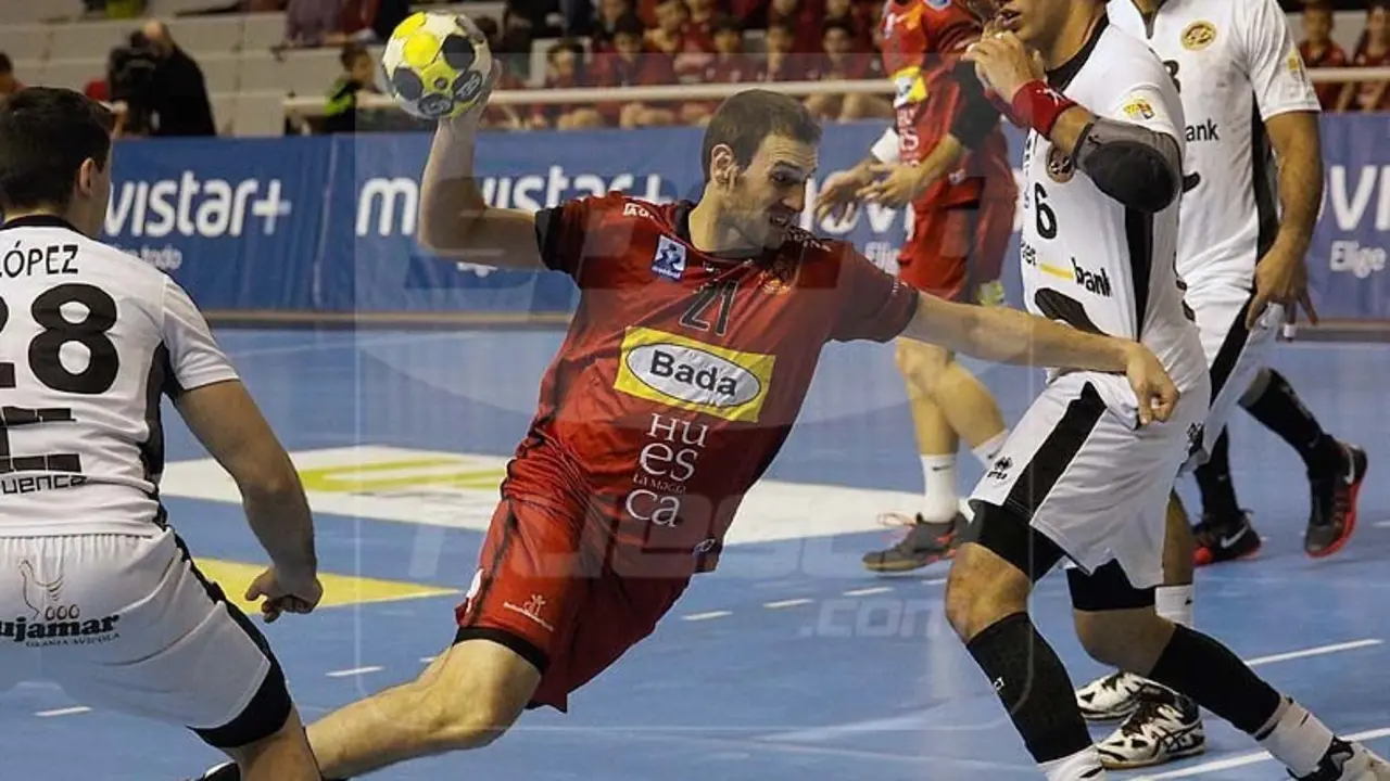 Oier en el partido de la pasada campa&ntilde;a contra Cuenca en el Palacio. Foto: C.Pascual
