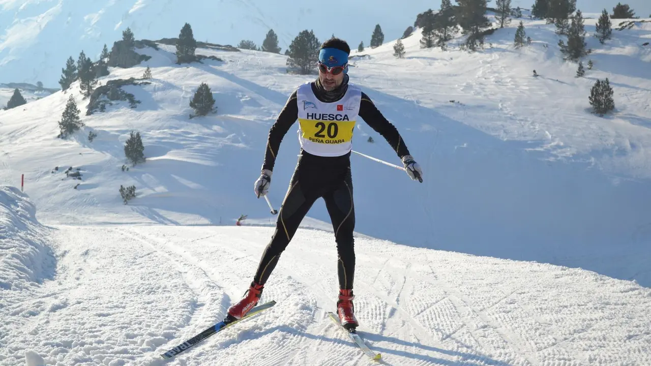 Diego Ru&iacute;z, ganador de la prueba de 20km | Foto: Pe&ntilde;a Guara