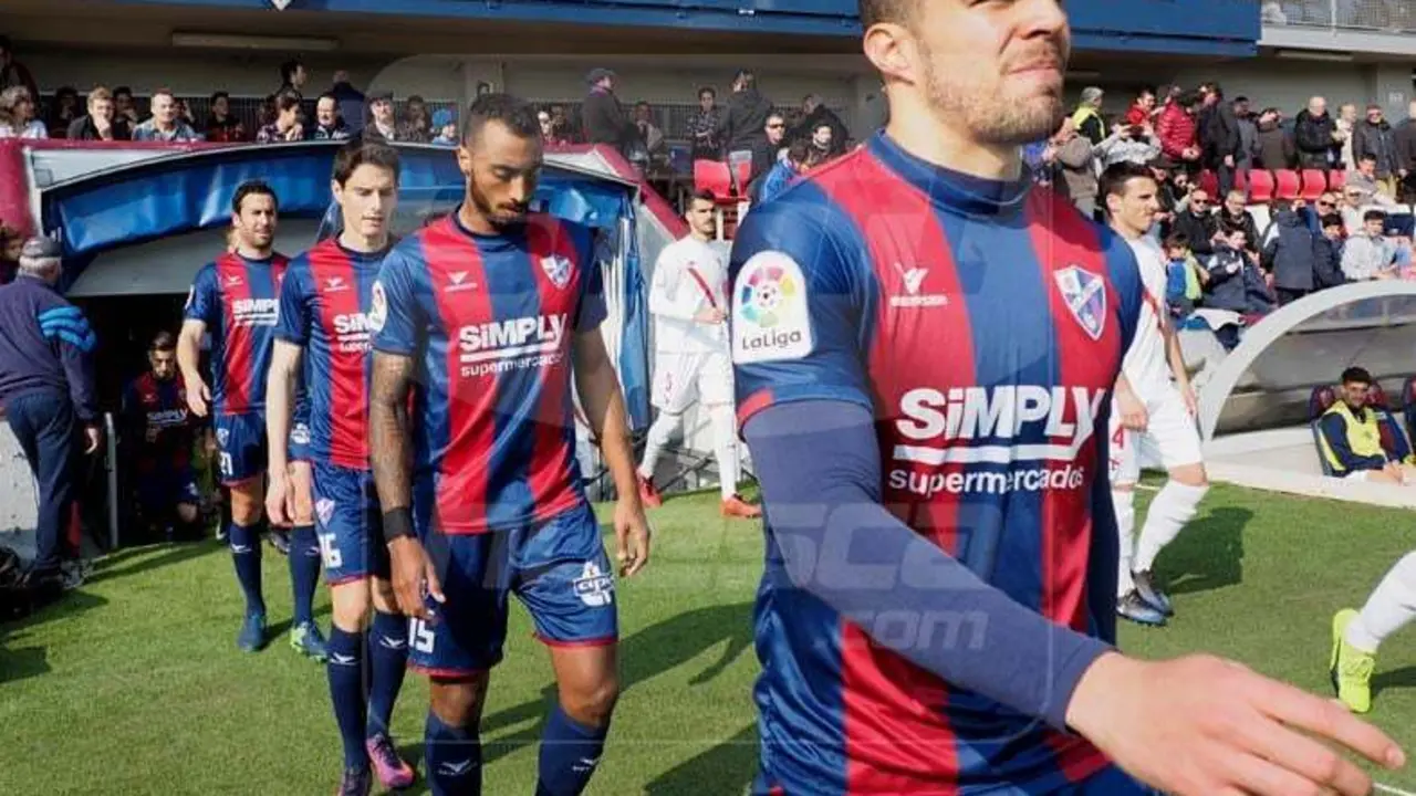 Alexander y Akapo no se perder&aacute;n ning&uacute;n partido con la SD Huesca si el 'playoff' est&aacute; en juego | Foto: C.Pascual
