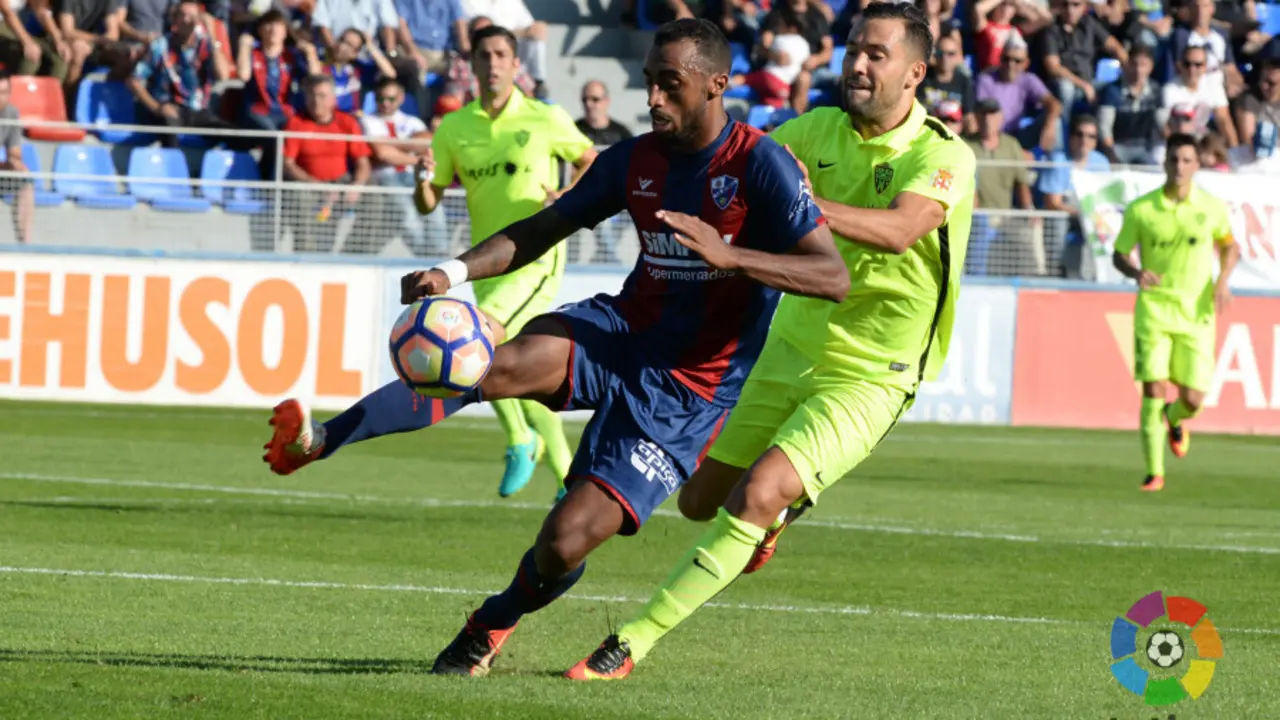 Imagen del partido de la primera vuelta en El Alcoraz | Foto: LaLiga