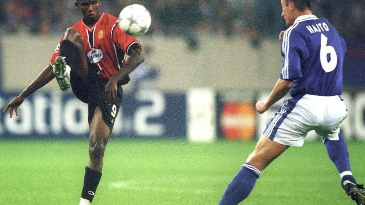 Eto'o jugando en la Champions para el Mallorca | Foto: Youtube