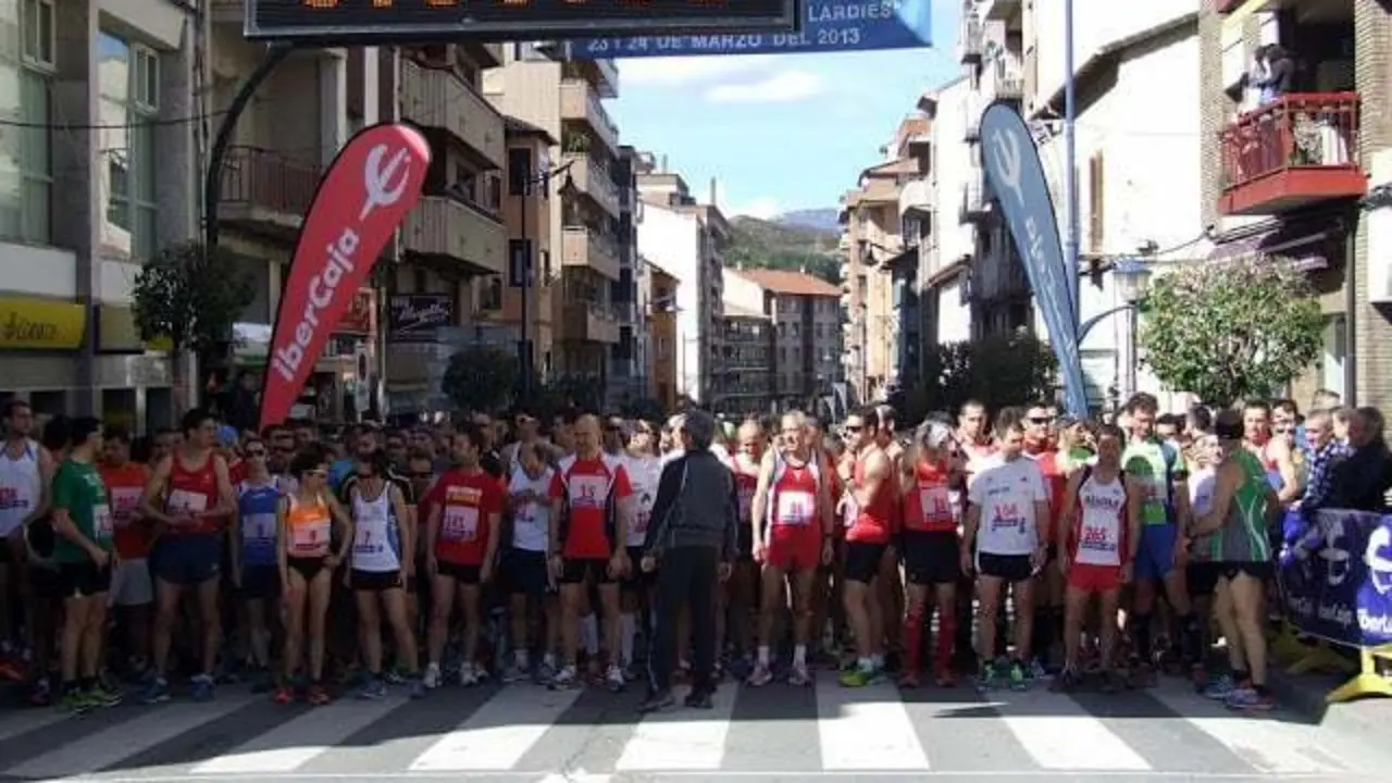 Imagen de una anterior salida del Medio Marat&oacute;n de Sabi&ntilde;&aacute;nigo.