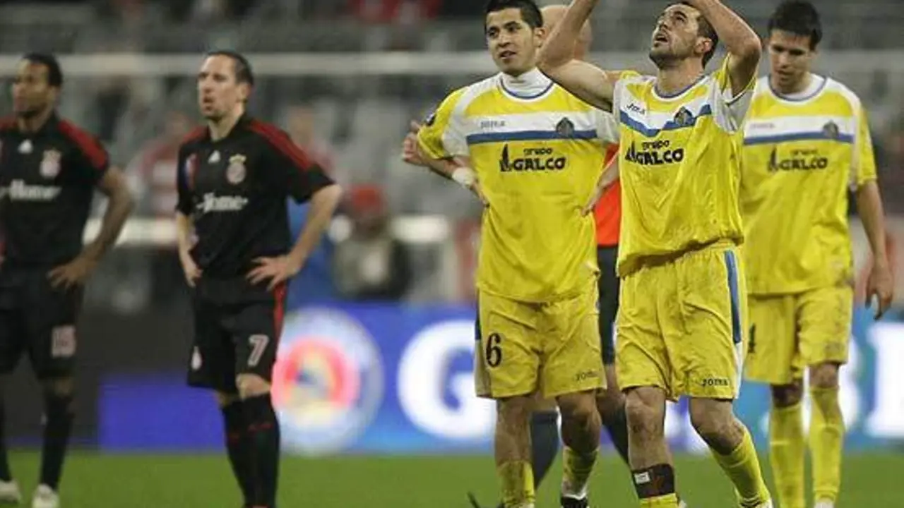 Contra celebra el gol en el Allianz Arena de M&uacute;nich | Foto: 20 Minutos