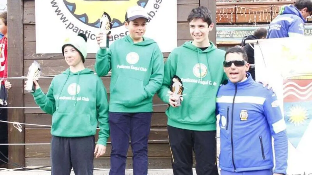 Podium en la carrera social Panticosa Esqu&iacute; Club. Foto: Barrio