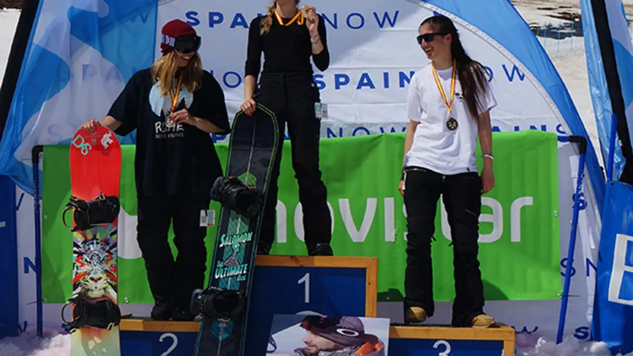 Alba Ter&eacute;s fue segunda, pero se llev&oacute; el oro, porque la rider andorrana no puntuaba para el nacional. Foto: Rfedi
