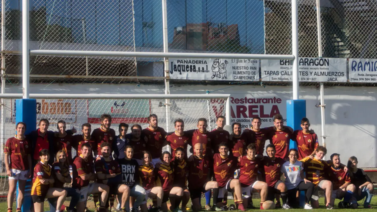 Equipo del Rugby Jaca 2016/17.