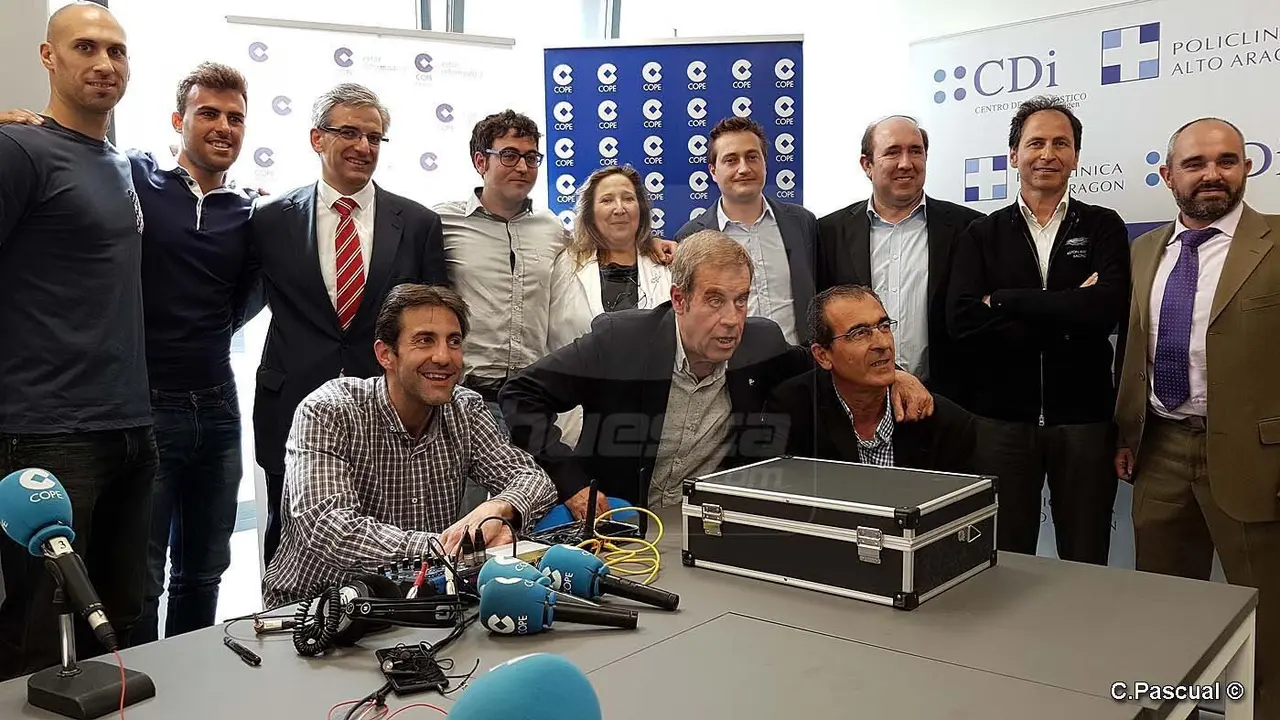 Imagen de hoy en las instalaciones de la Policl&iacute;nica | Foto: C.Pascual
