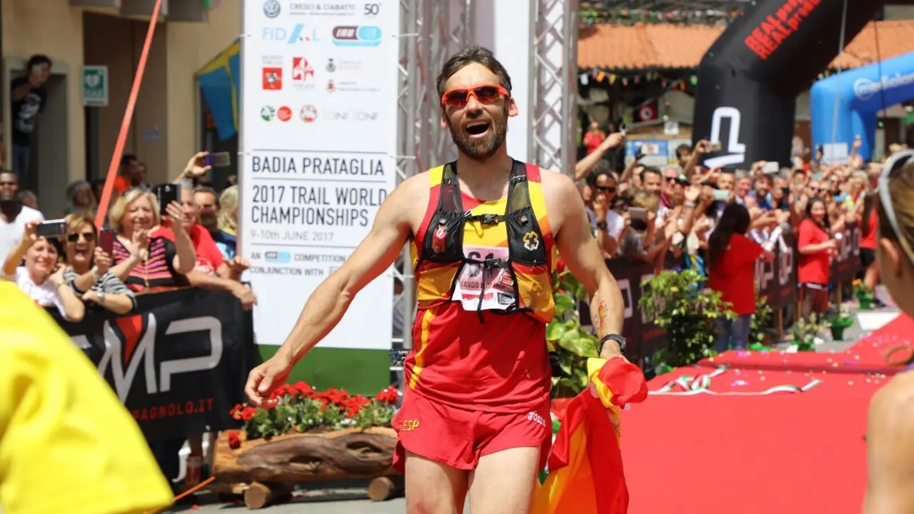 Luis Alberto Hernando, campe&oacute;n del Mundo de Trail Running en la edici&oacute;n disputada en Italia.