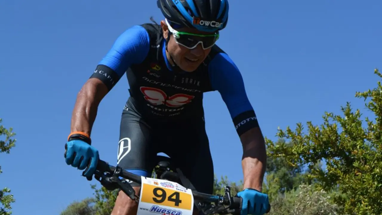 Milton Ramos en Nueno este fin de semana | Foto: Huesca Bike