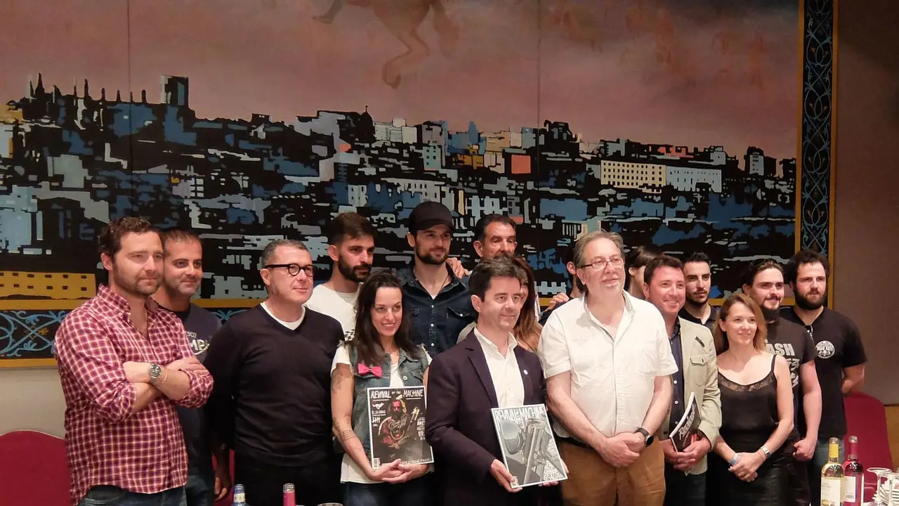 Imagen del encuentro de los motoristas el a&ntilde;o pasado en Huesca. 