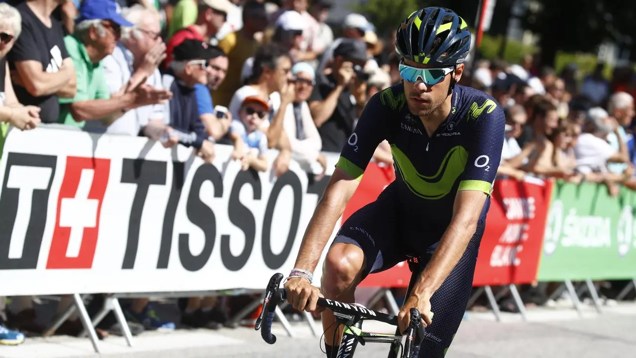 Jorge Arcas en el Criterium Dauphin&eacute; | Foto: Movistar Team