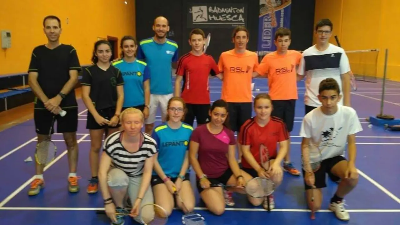 Imagen de la Selecci&oacute;n Aragonesa de B&aacute;dminton.