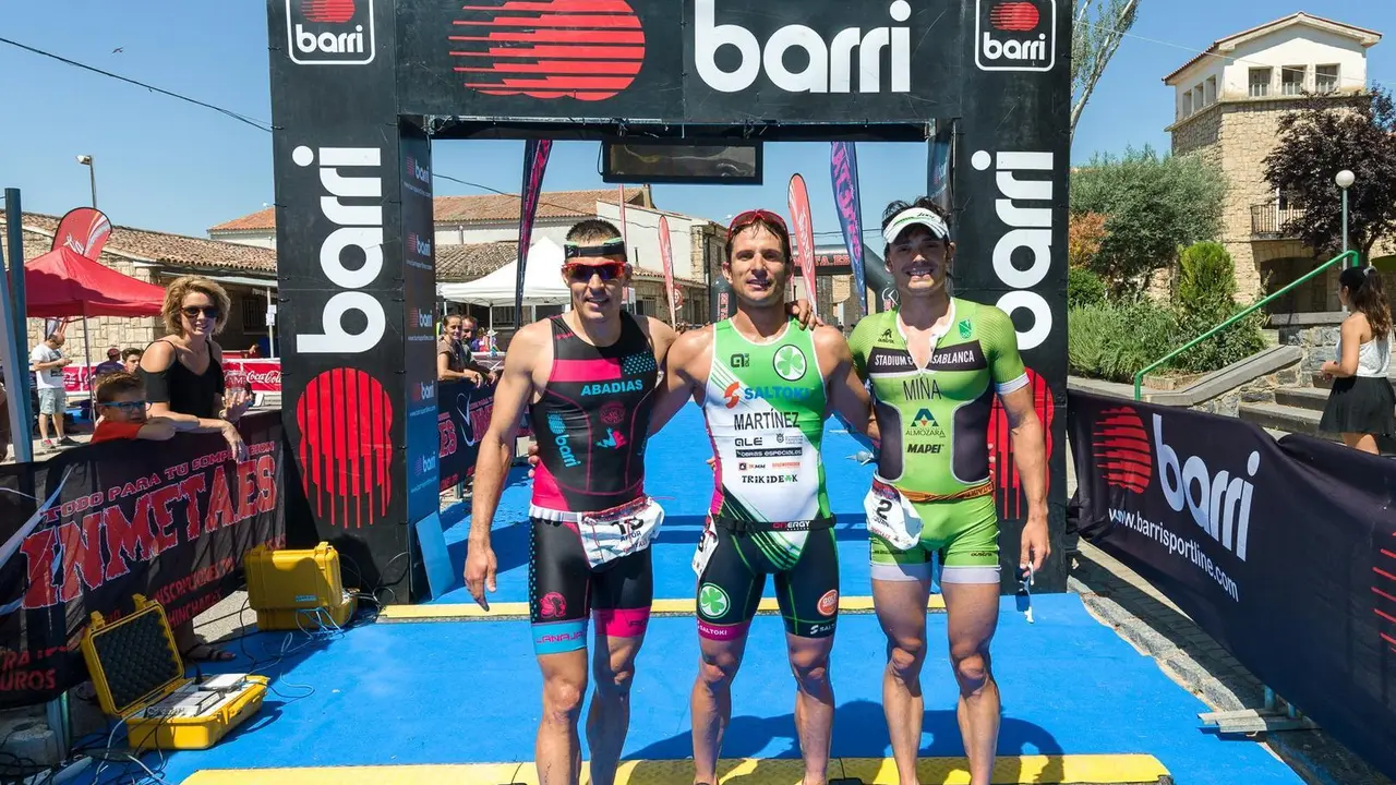 Imagen del p&oacute;dium masculino. Foto: Zaragozaweb.com