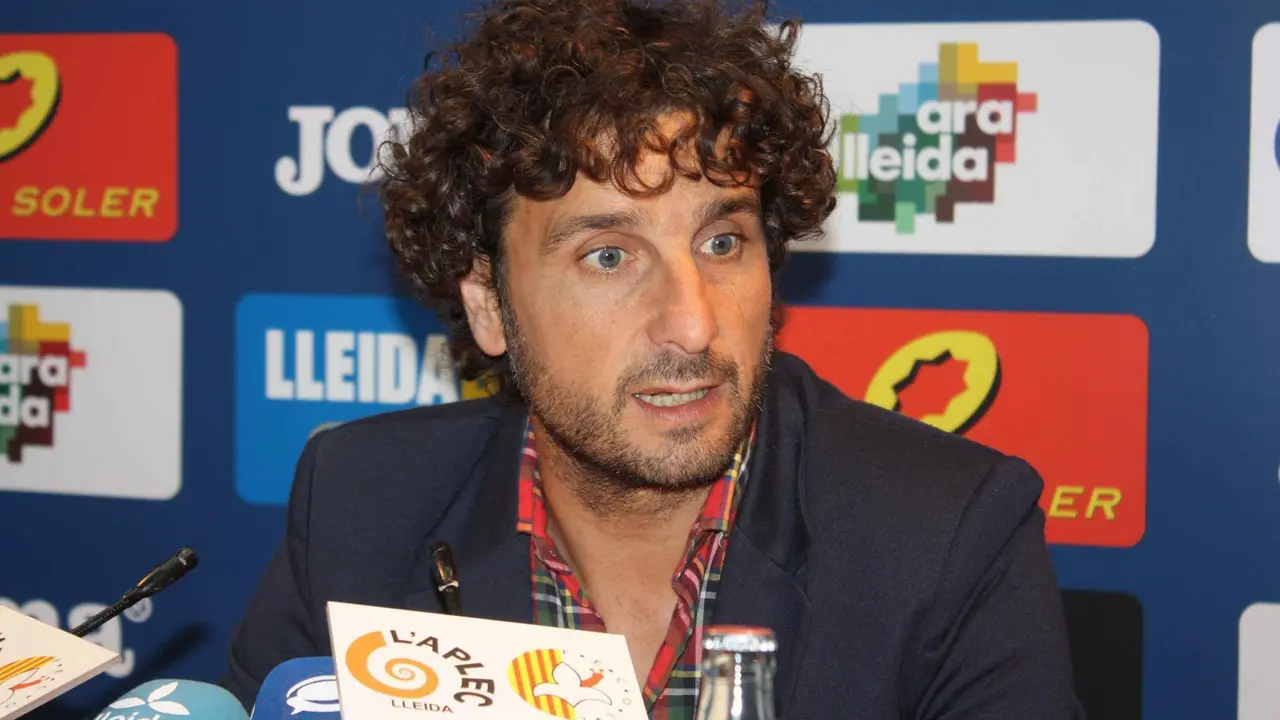 Imanol Idiakez en su etapa como entrenador del L&eacute;rida en la campa&ntilde;a 15/16 | Foto: www.ua1.cat