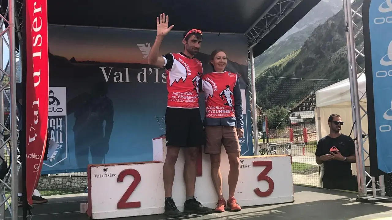 Luis Alberto hernando y Megan Kimmel, vencedores en Val d'Isere