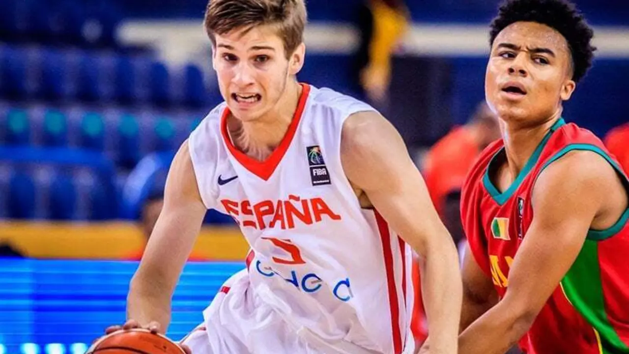 &Aacute;lvaro Sanz en uno de los partidos del mundial | Foto: FIBA