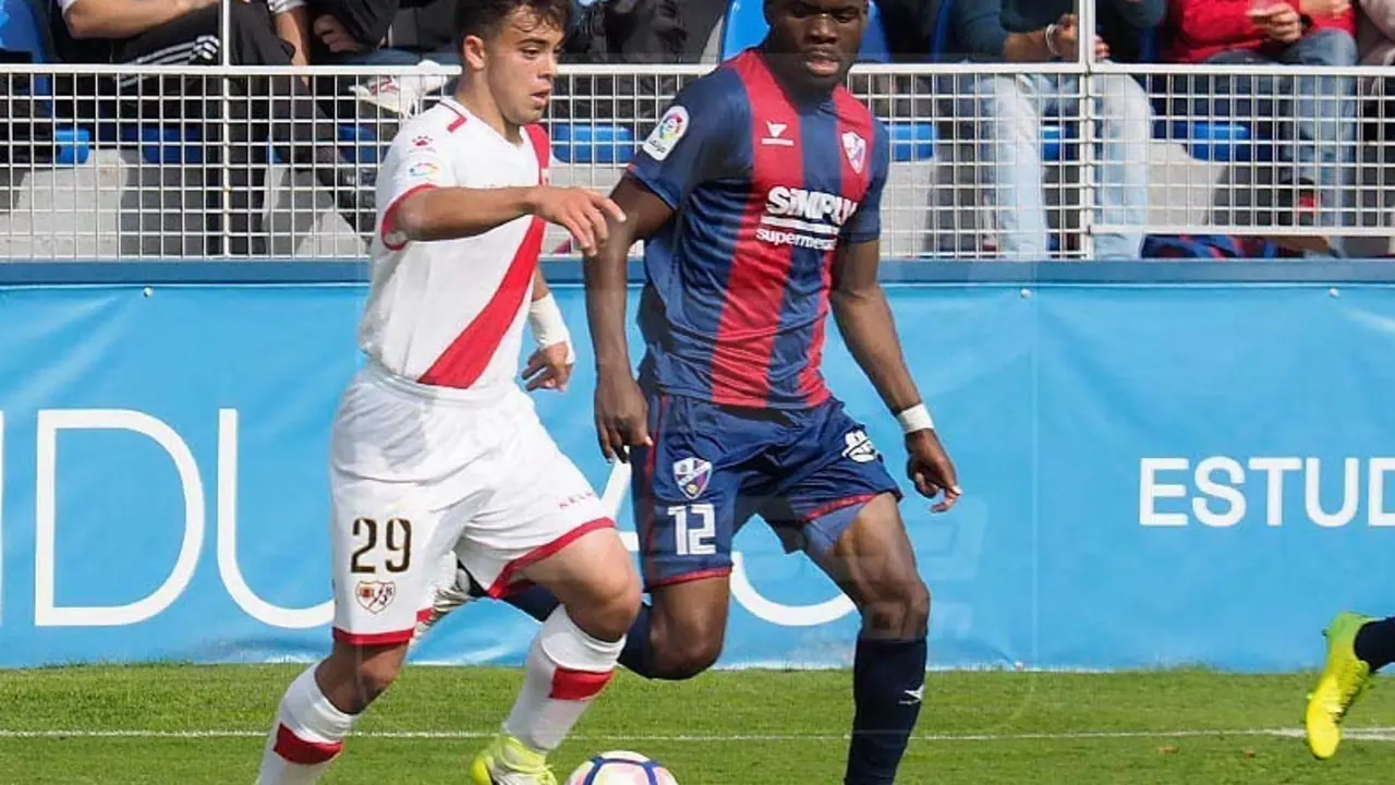 Bambock con la camiseta de la SD Huesca esta temporada | Foto: C.Pascual