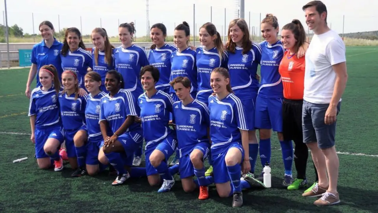 Foto de equipo la pasada temporada | Foto: Pe&ntilde;a Ferranca
