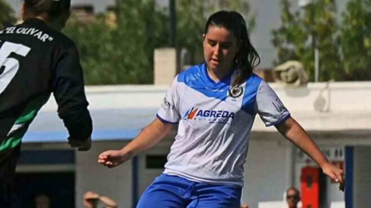 Ariadna Palacian durante un partido.