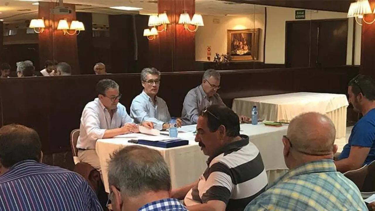 Imagen durante la Asamblea de socios celebrada el pasado viernes | Foto: BM Huesca