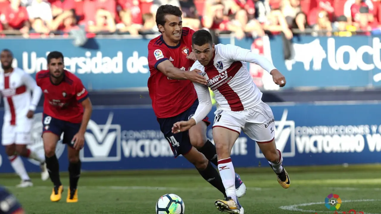 El Huesca cosech&oacute; un empate en su visita a El Sadar en la primera vuelta del campeonato | Foto: LaLiga