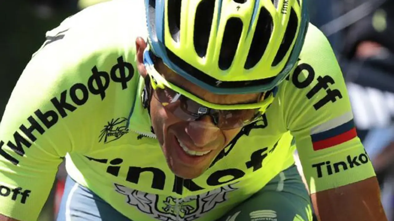 Alberto Contador en pleno esfuerzo | Foto: cyclingnews.com