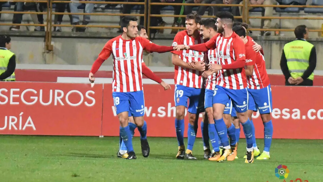 El Sporting tumb&oacute; a la Cultural (0-2) el pasado martes | Foto: LaLiga