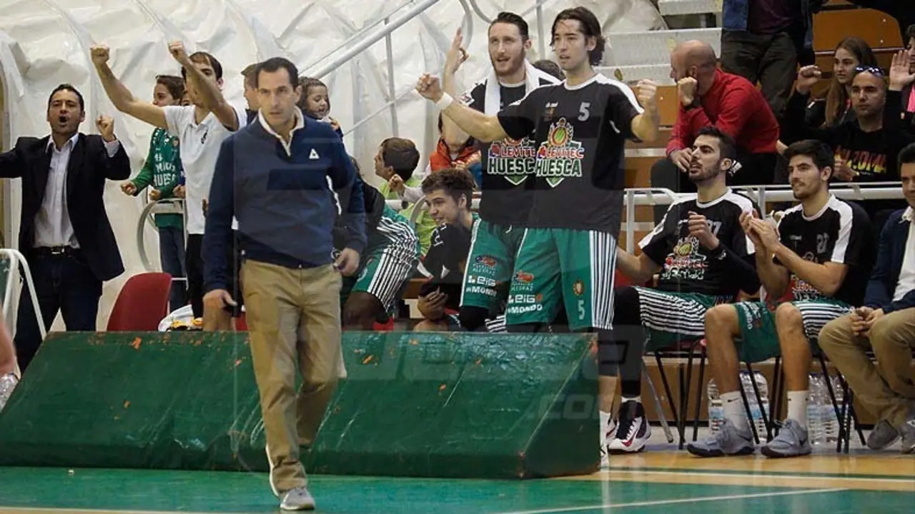 Arenas, en el partido contra Melilla disputado en el Palacio de los Deportes. Foto: C. Pascual