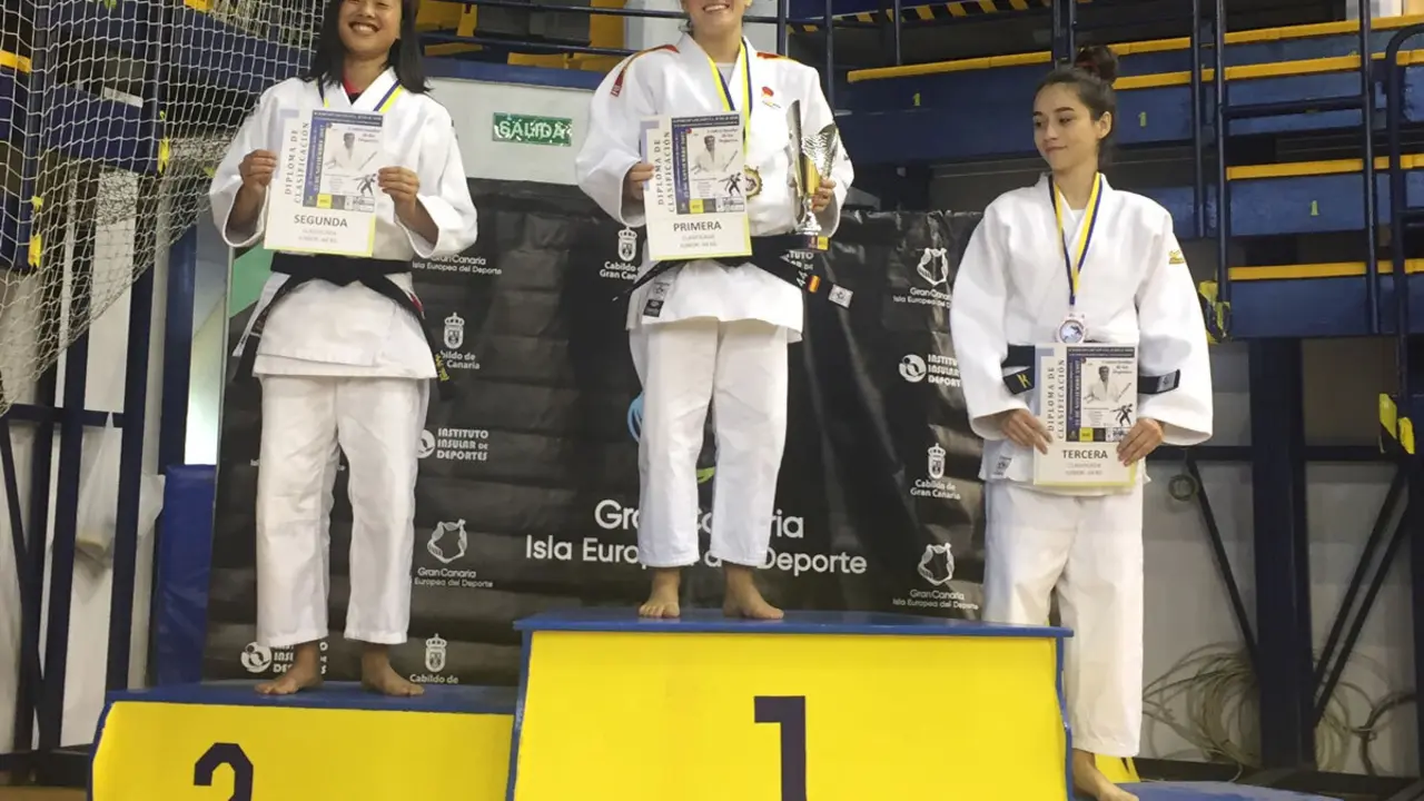 Bel&eacute;n, en lo m&aacute;s alto del p&oacute;dium | Foto: Samurai