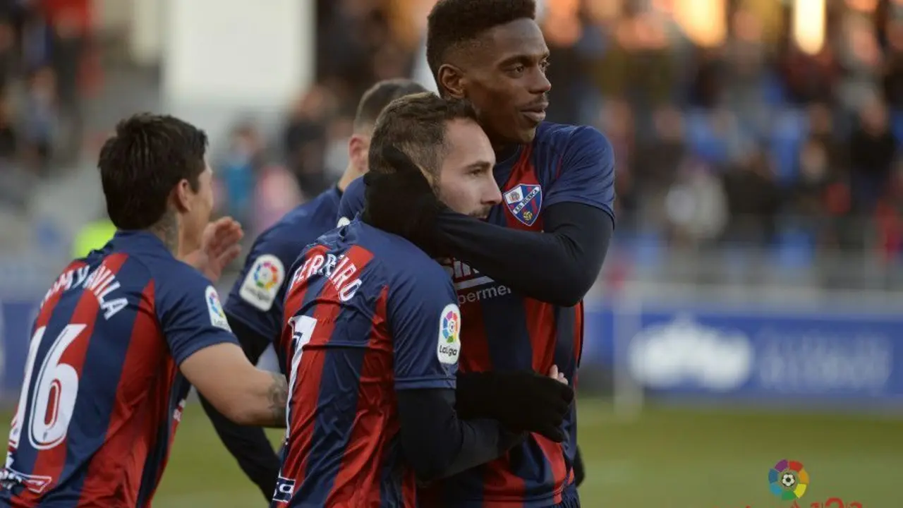 Jair en su etapa en la SD Huesca. Foto: La Liga