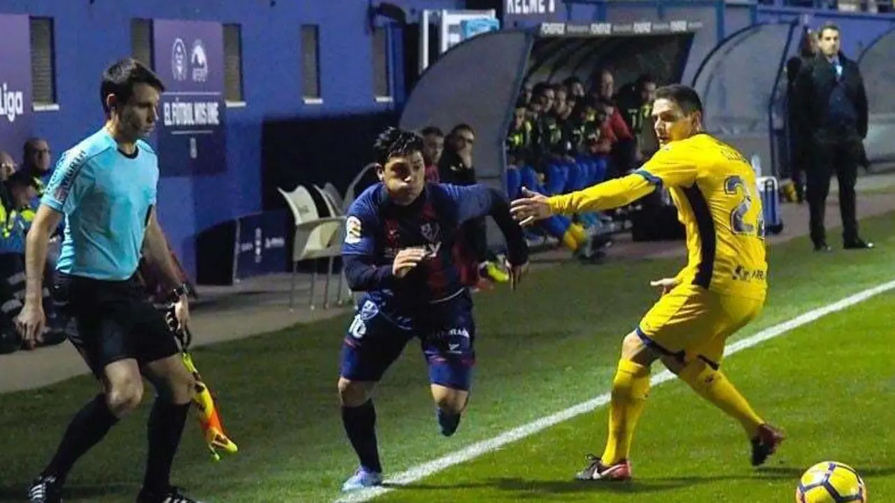 'Chimy' marc&oacute; su primer gol ante el Alcorc&oacute;n en la primera vuelta | Foto: C.Pascual