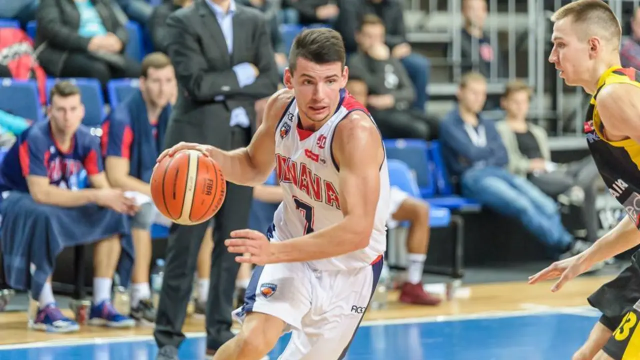 Mykolas Dieninis en un partido de este mismo a&ntilde;o con el Jonava Jonavos