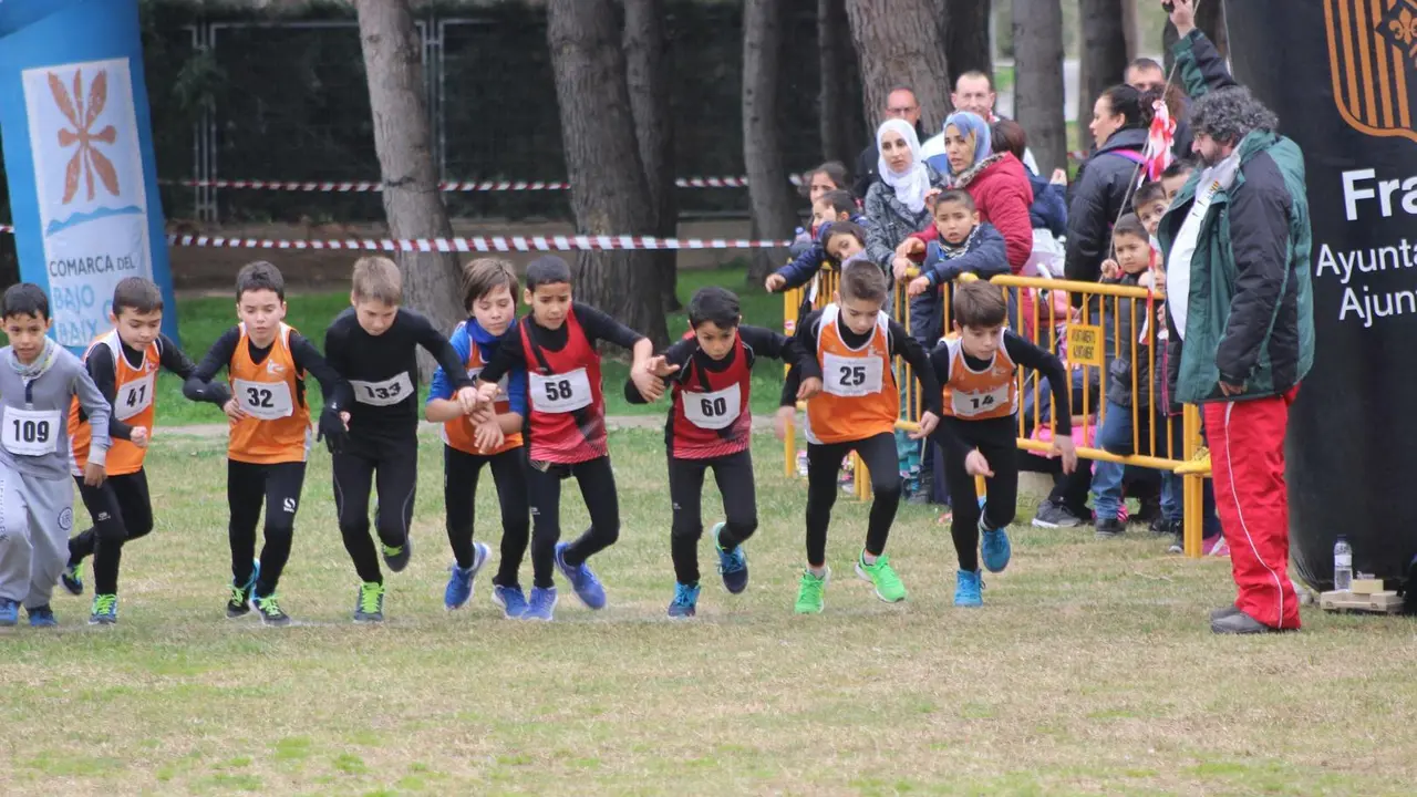 Imagen durante el Cross de la Estacada en pasadas ediciones | Foto: Comarca del Bajo Cinca