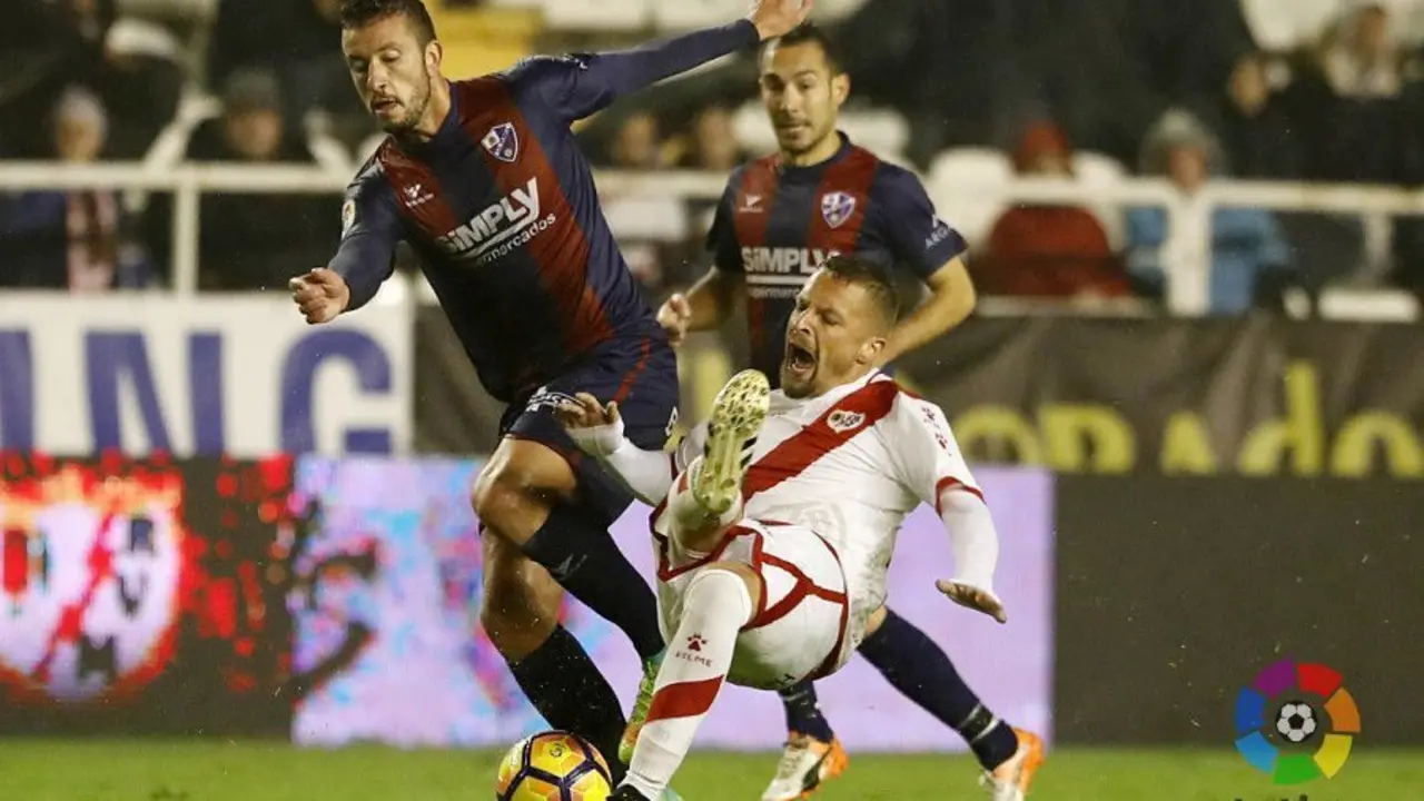 L&aacute;zaro y Ebert, goleadores en el &uacute;ltimo Rayo-Huesca | Foto: LaLiga