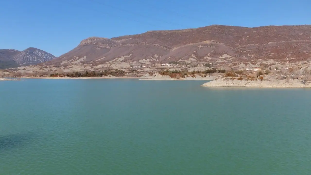 Embalse de Arguis en la actualidad. Foto: Federaci&oacute;n de Pesca